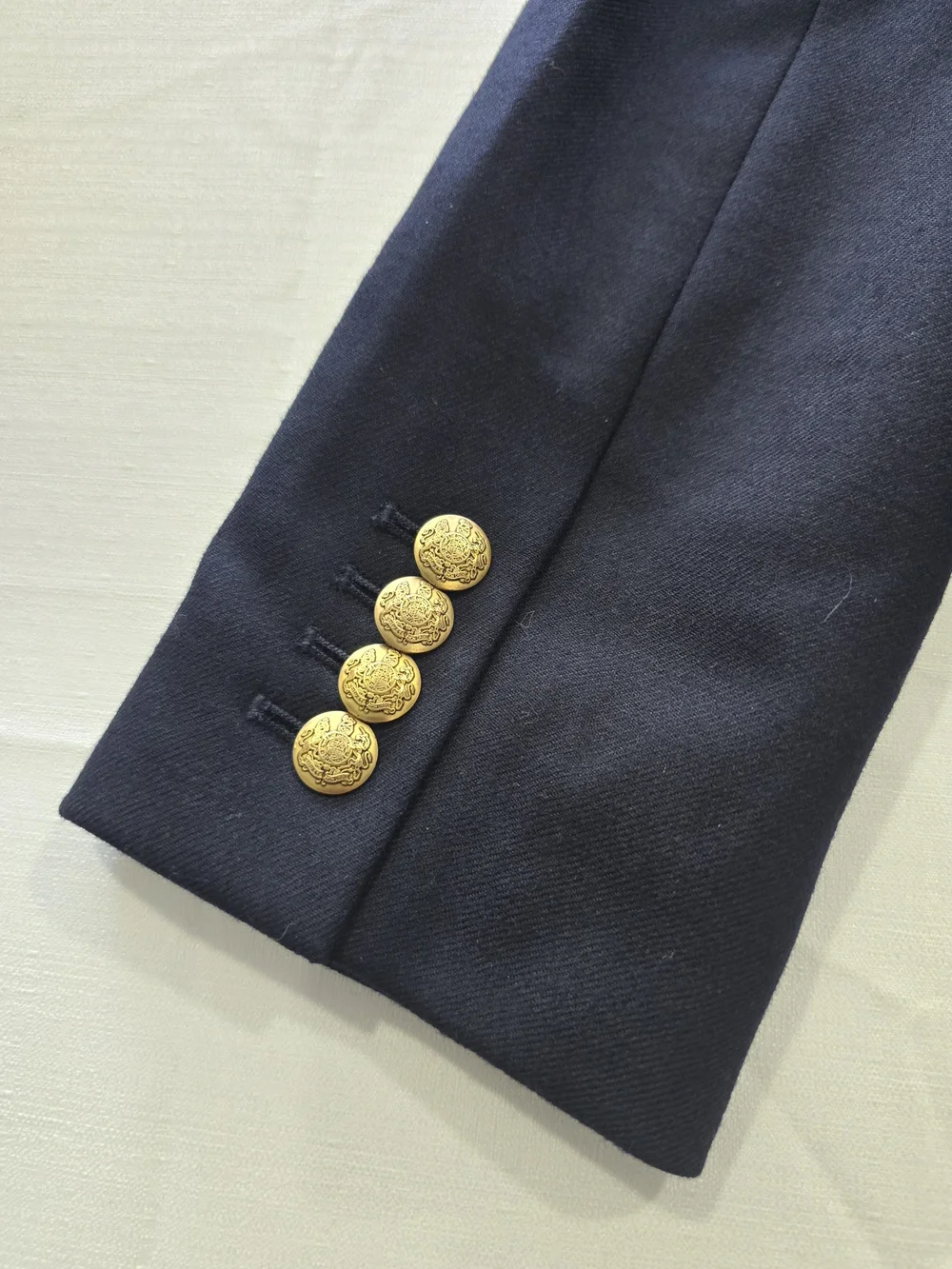 J.Crew Schoolboy Classic Navy Women's 10 Wool Blazer/Tailored Two-Button Jacket